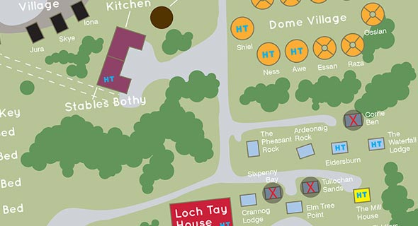 Loch Tay Park Map